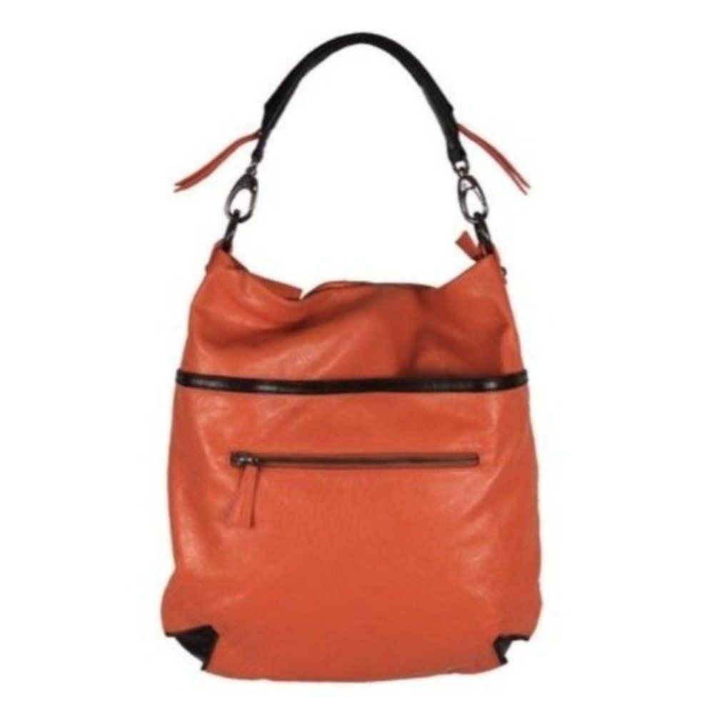 Latico Genuine Leather Rosie Cross Body Shoulder Bag in Salmon Espresso New